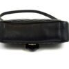 Base of the bag in smooth black calfskin