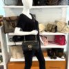 Marmont shoulder bag worn by a mannequin in the boutique