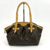 Angled front view of the Tivoli in Monogram canvas