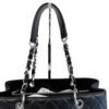 Chanel GST Black Caviar Shopping Tote Silver Hardware 5