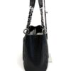 Chanel GST Black Caviar Shopping Tote Silver Hardware 11