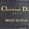 Label reading Christian Dior PARIS MADE IN ITALY
