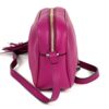 Side view showing the zip and the tassel pull