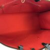 Interior red lining with the slip pocket