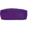 Base of the bag in purple pebbled calfskin