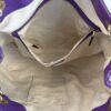 Interior zip pocket set into the canvas lining