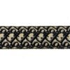 Embroidered Oblique strap seen close up