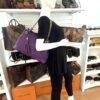 Soho chain bag carried by a mannequin in the boutique