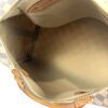 Interior held open showing the lining and slip pocket