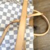 Detail of the vachetta shoulder strap