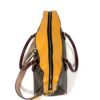 End view showing the top zip