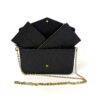 Louis Vuitton Felicie pochette in black Monogram Empreinte leather with gold chain and two inserts