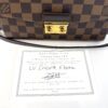 Louis Vuitton Damier Ebene Croisette Crossbody Red 6