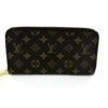 Louis Vuitton Zippy Organizer wallet in Monogram coated canvas with gold zip and brown leather lining