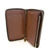 Interior showing the card slots and side gusset