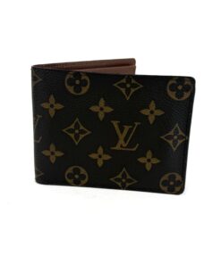 Louis Vuitton Florin bifold wallet for men in Monogram coated canvas with brown leather lining