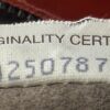 Originality certified card with serial number B02507872X