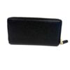 back of the wallet in plain pebbled calfskin with the tassel pull