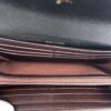 close up of the burgundy lining and the Made in Italy stamp