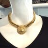 Chanel Paris 16" Choker Necklace Rare Gold Toned 31 Rue Cambon - Image 2
