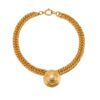 Chanel Paris 16" Choker Necklace Rare Gold Toned 31 Rue Cambon - Image 9