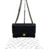 Chanel Jumbo Double Flap Black Caviar Leather Gold Hardware - Image 5