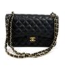 Chanel Jumbo Double Flap Black Caviar Leather Gold Hardware