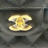 Chanel Jumbo Double Flap Black Caviar Leather Gold Hardware - Image 8