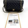 Chanel Jumbo Double Flap Black Caviar Leather Gold Hardware - Image 6