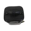 Top down view with the leather handle laid flat