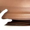 Interior lining and compartment dividers in tan leather