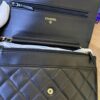 CHANEL Black Classic Wallet On Chain WOC Crossbody Lambskin Gold Hardware - Image 8