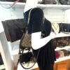 Gucci Supreme Monogram Textured Dollar Calfskin Mini Blondie Chain Shoulder Flap Bag Beige Ebony New Acero - Image 2