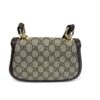 Gucci Supreme Monogram Textured Dollar Calfskin Mini Blondie Chain Shoulder Flap Bag Beige Ebony New Acero - Image 8