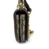 Gucci Supreme Monogram Textured Dollar Calfskin Mini Blondie Chain Shoulder Flap Bag Beige Ebony New Acero - Image 13