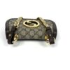 Gucci Supreme Monogram Textured Dollar Calfskin Mini Blondie Chain Shoulder Flap Bag Beige Ebony New Acero - Image 15