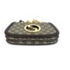 Gucci Supreme Monogram Textured Dollar Calfskin Mini Blondie Chain Shoulder Flap Bag Beige Ebony New Acero - Image 19