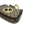 Gucci Supreme Monogram Textured Dollar Calfskin Mini Blondie Chain Shoulder Flap Bag Beige Ebony New Acero - Image 20