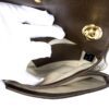 Gucci Supreme Monogram Textured Dollar Calfskin Mini Blondie Chain Shoulder Flap Bag Beige Ebony New Acero - Image 24