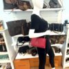 YSL Yves Saint Laurent Pink Grained Leather Monogram Medium Kate Flap Bag - Image 4