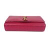 YSL Yves Saint Laurent Pink Grained Leather Monogram Medium Kate Flap Bag - Image 14