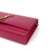 YSL Yves Saint Laurent Pink Grained Leather Monogram Medium Kate Flap Bag - Image 16