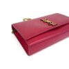 YSL Yves Saint Laurent Pink Grained Leather Monogram Medium Kate Flap Bag - Image 17