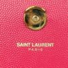 YSL Yves Saint Laurent Pink Grained Leather Monogram Medium Kate Flap Bag - Image 22