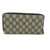 Back view of the wallet in GG Supreme canvas