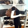 The tote carried on the arm of a mannequin