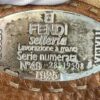 Numbered Selleria plaque inside the bag