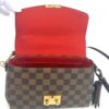 Louis Vuitton Damier Ebene Croisette Crossbody Red - Image 6