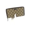 Gucci Monogram Metal Bar Zip Around Wallet Dark Brown - Image 2