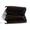 Gucci Monogram Metal Bar Zip Around Wallet Dark Brown - Image 4